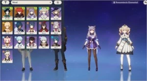 Conta Diluc+Venti+Keginq - Genshin Impact