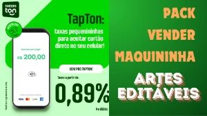 ✨Vender Maquininha - Pack Artes Editáveis Profissionais - Serviços Digitais