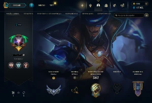 Conta Lol Full Acesso - Lvl 251 - 67 Skins - 130+ Campeões - League of Legends