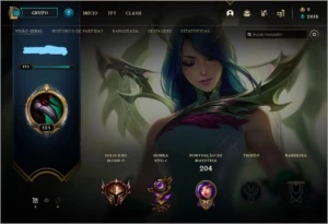 CONTA LOL / LVL 121/ 38 FREE SKINS/ B4 RANKED/ DESAPEGO - League of Legends