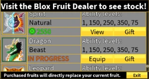 Conta Blox fruits [Dragon perm, Kitsune perm, Control perm] - Roblox