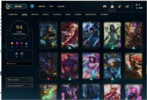 Conta League of Legends ( PLATINA 3) LOL