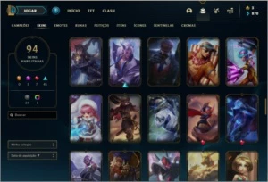 Conta League of Legends ( PLATINA 3) LOL