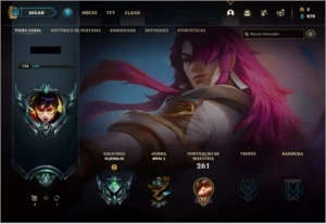 Conta League of Legends ( PLATINA 3) LOL