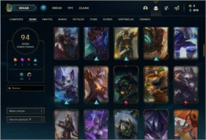 Conta League of Legends ( PLATINA 3) LOL