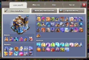 Clash of Clans CV18 Heróis FULL