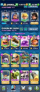 Conta clash Royale upadíssima