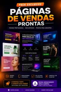 Pack De Páginas Prontas De Vendas Editaveis - Artes e Templates Artes Canva