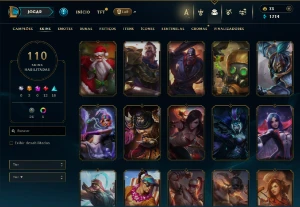 Conta De League Of Leagends/Full Acesso/110 Skins/Level 77 / - League of Legends LOL