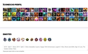 Conta Unranked com 10 Skins e 34 Champs - League of Legends LOL