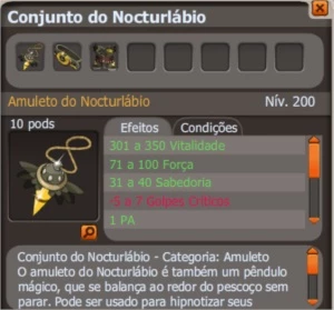 set Nocturlábio completo (SPIRITIA) - Dofus