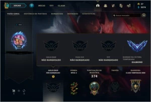 Conta D1 sem md10 feita, 135 champs 49 skins - League of Legends LOL
