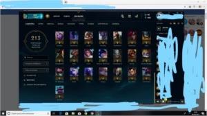 Conta de league of legends LOL