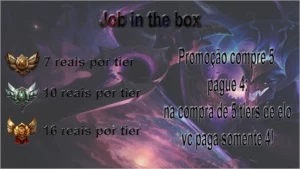 ELOJOB LEAGUE OF LEGENDS (ATÉ G1) LOL