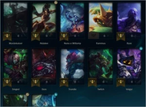 Conta league of legends lvl 31 com 8 partidas na md10 LOL