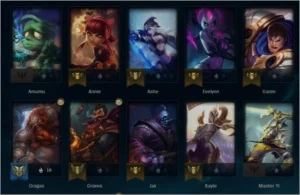 Conta league of legends lvl 31 com 8 partidas na md10 LOL