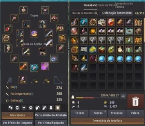 vendo conta com 3 item tesouro 274pa e 325dp - Black Desert