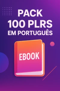 Pack de 100 plrs em e-books - eBooks