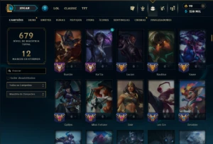 Prata 3 com TODOS os Champs e 181 Skins ( MAIN ADC ) - League of Legends LOL