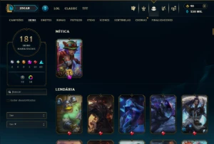 Prata 3 com TODOS os Champs e 181 Skins ( MAIN ADC ) - League of Legends LOL