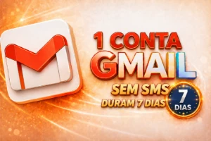 Gmail 1 conta dura 7 dias sem SMS - Emails