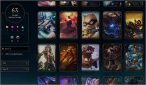 Prata 2 / 64 skins (1Ult 2Mit 3lend 16epicas 19legado) - League of Legends LOL