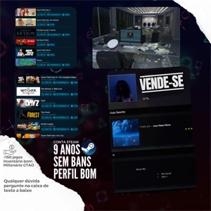 Conta steam 9 anos