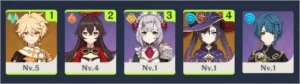 Genshin Impact - Conta com MONA , XINGQIU e NOELLE - AR 5