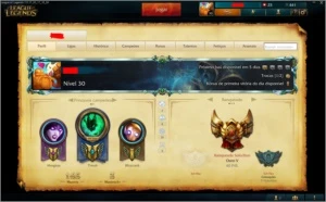 conta league of legends (gold V) LOL