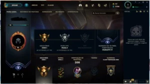 Conta Ouro 1, Com 91 campeões e 49 skins - League of Legends LOL