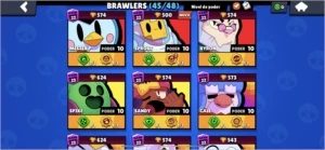 Conta Brawl 45/48 - Brawl Stars