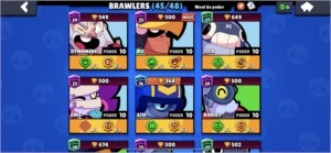Conta Brawl 45/48 - Brawl Stars