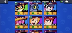 Conta Brawl 45/48 - Brawl Stars