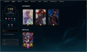 CONTA LOL PLAT / LVL 270 / 200SKINS / FALTANDO 22 CHAMPS - League of Legends