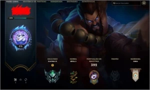 CONTA LOL PLAT / LVL 270 / 200SKINS / FALTANDO 22 CHAMPS - League of Legends