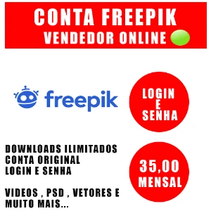 Freepik Mensal - Login E Senha No Site Original