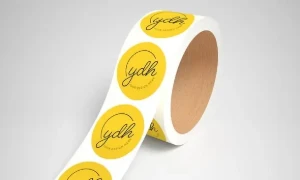 250 Rótulos Adesivos BOPP 4,5 x 4,5 cm