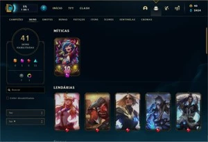 Conta de Lol - League of Legends