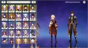 AR56 5* BAAL + AYAKA + ZHONGLI + KAZUHA + XIAO + CHILDE  +++ - Genshin Impact