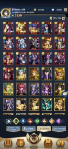 Contas muito forte saint seiya legends of justice - Saint Seiya Awakening SSA