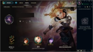 Conta Unranked LVL 22 - League of Legends LOL