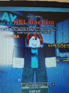 Conta com nel bachira e fluxo estilo livre da abelha - Roblox