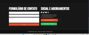 Site para Barbearia com Agendamento Editável - Outros