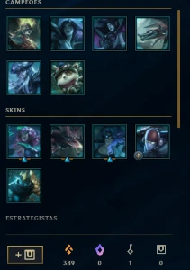 LoL Diamante 4, 75% winrate ranked, 6 skins, 30k ea,lvl 33 - League of Legends