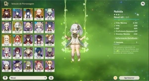 AR 50 HUTAO + YELAN + KAZUHA + NAHIDA + NILOU + ARMA DELA ++ - Genshin Impact