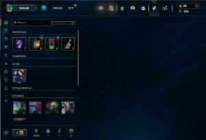 Platina 2 com 30 Champs e 7 Skins + 1 Fragmento - League of Legends LOL