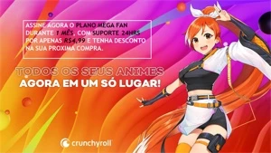CRUNCHYROLL MEGA FAN 1 MÊS! - Assinaturas e Premium