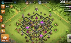 Cash Of Clans Cv 9 Quase Full E recém Cv 9 Baratos - Clash of Clans