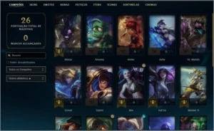 Conta lol platina 1 mmr de mestre - League of Legends