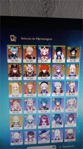 Conta End Game f2p Genshin Impact